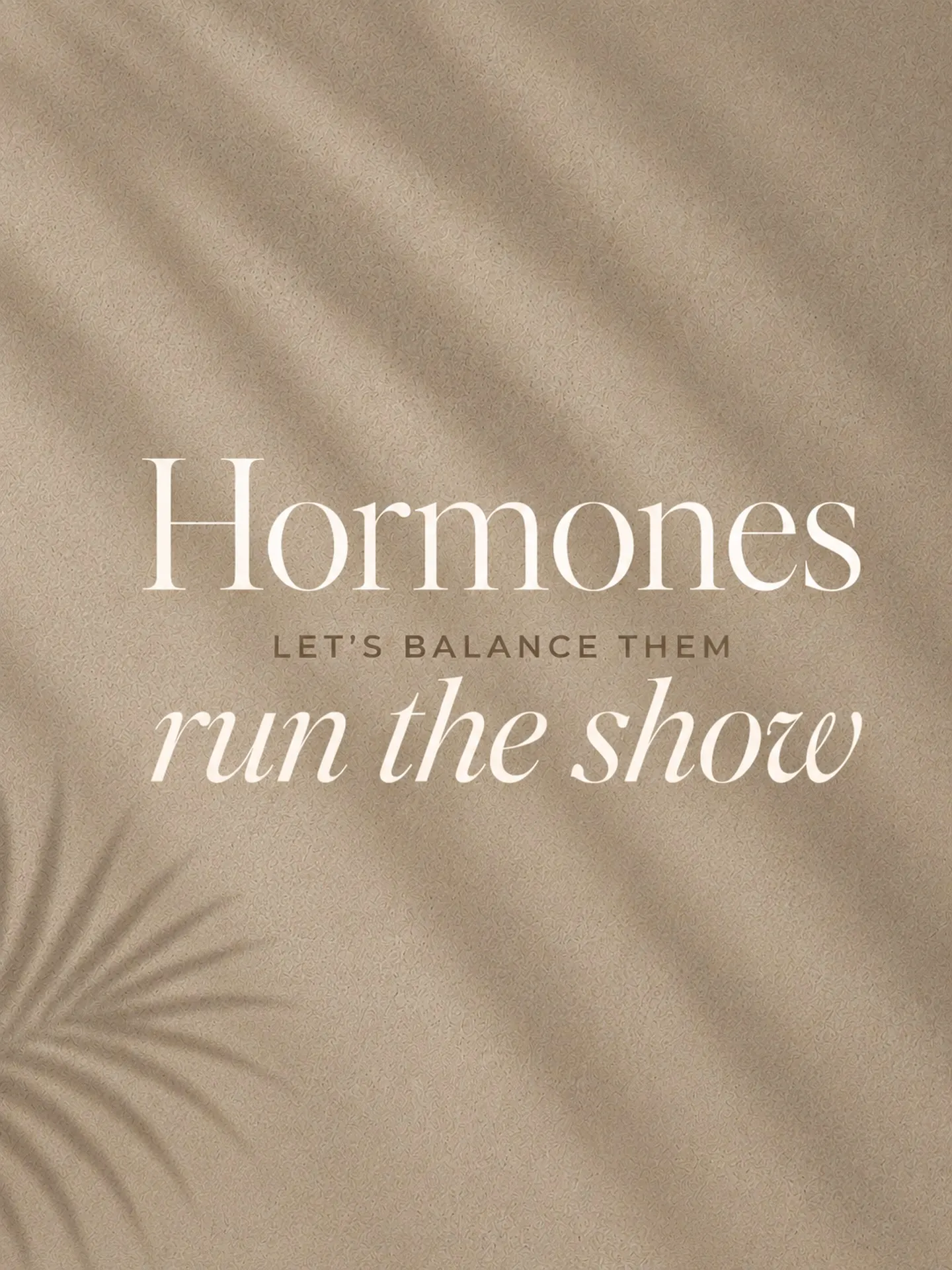 Hormones influence far more than menopause. They affect your energy, mood, sleep, metabolism, muscle mass, libido, brain